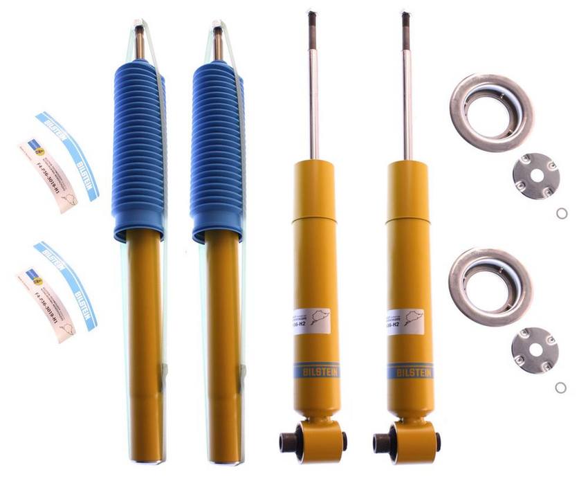 BMW Suspension Strut and Shock Absorber Assembly Kit - Front and Rear (B8 Performance Plus) 31322226915 - Bilstein 3806844KIT